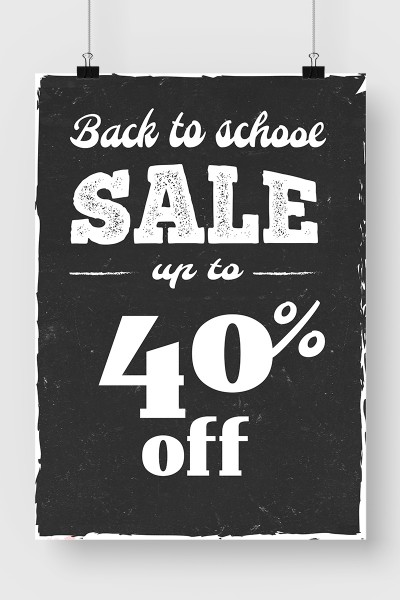 Back To School Up To 40% Off A2 Size