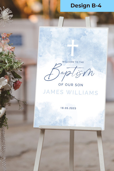 Baptism Welcome Sign