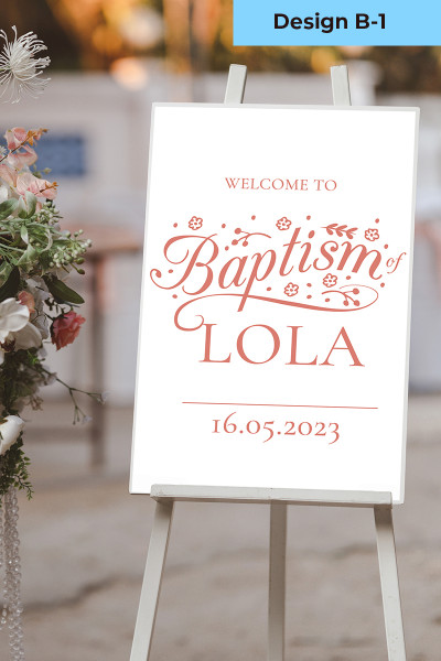 Baptism Sign