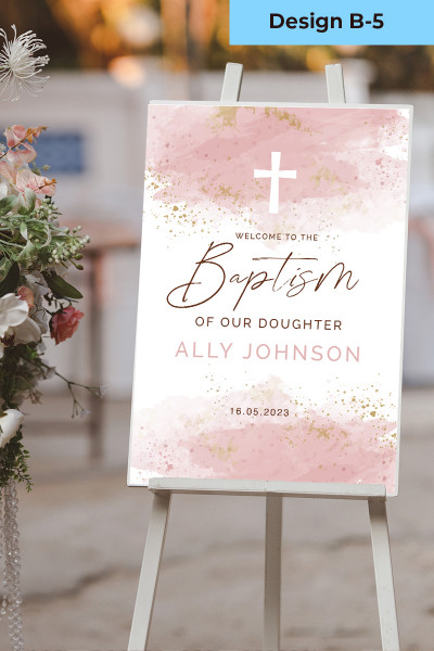 Baptism Welcome Sign