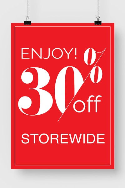 Enjoy 30% Off Storewide A2 Size
