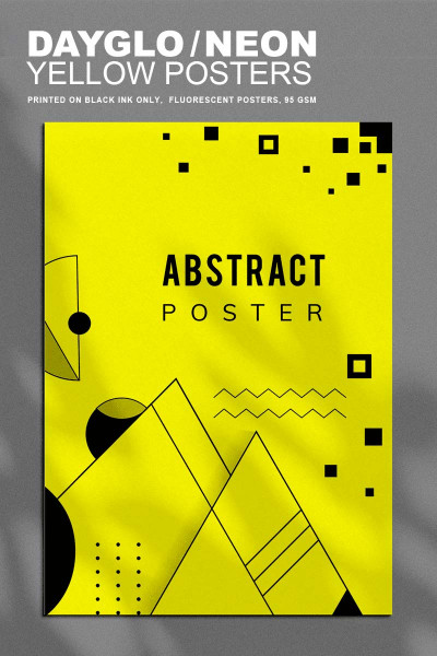 Neon Yellow Posters