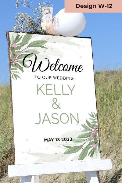 Welcome wedding Sign W-12
